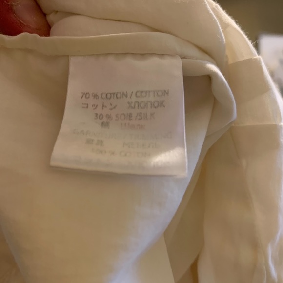 *Bui Italian Made Silk Cotton Lace Up Flowing Camisole Tank Top* - Picture 7 of 9